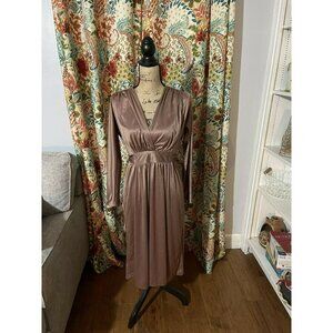 Elegant Brown Women's Dress Size Medium